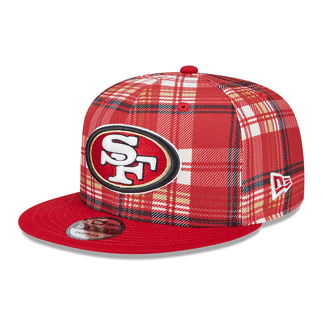 San Francisco 49ers NFL New Era Men's Red 9Fifty Sideline Snapback