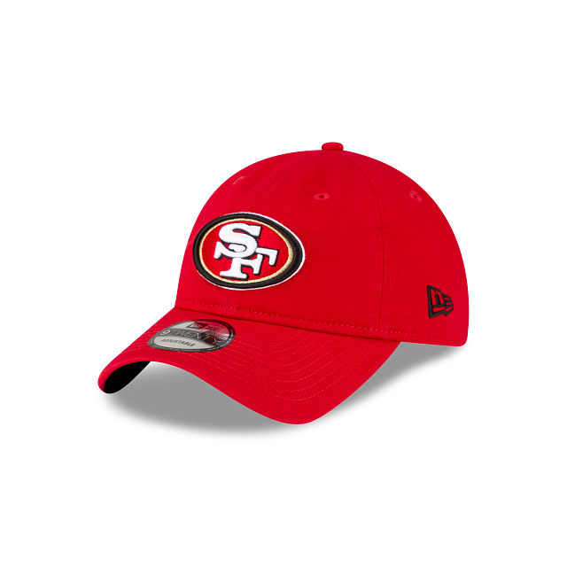 Casquette ajustable classique 9Twenty Core rouge écarlate pour homme des 49ers de San Francisco NFL New Era