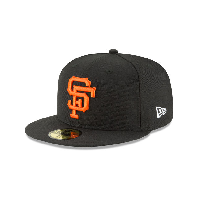 Casquette ajustée en laine Cooperstown 1958 noire pour homme des Giants de San Francisco MLB New Era 59Fifty