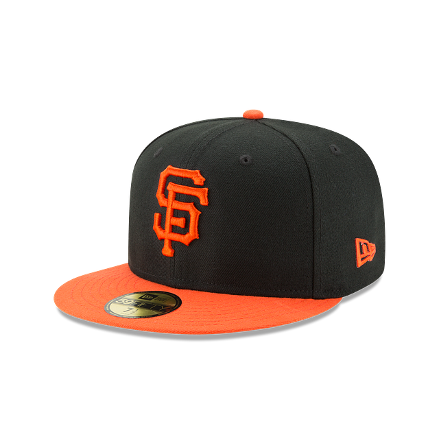 San Francisco Giants MLB New Era Men's Black / Orange 59Fifty Authentic Collection Alternate Fitted Hat