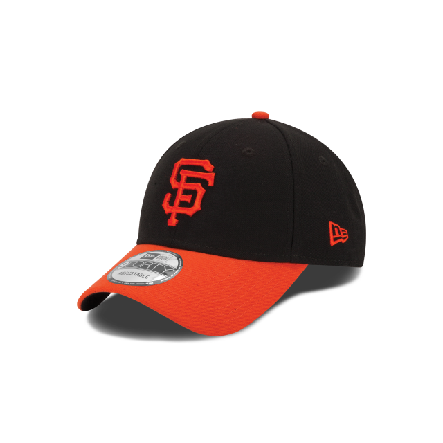 San Francisco Giants MLB New Era Casquette réglable alternative noire orange 9Forty League pour hommes