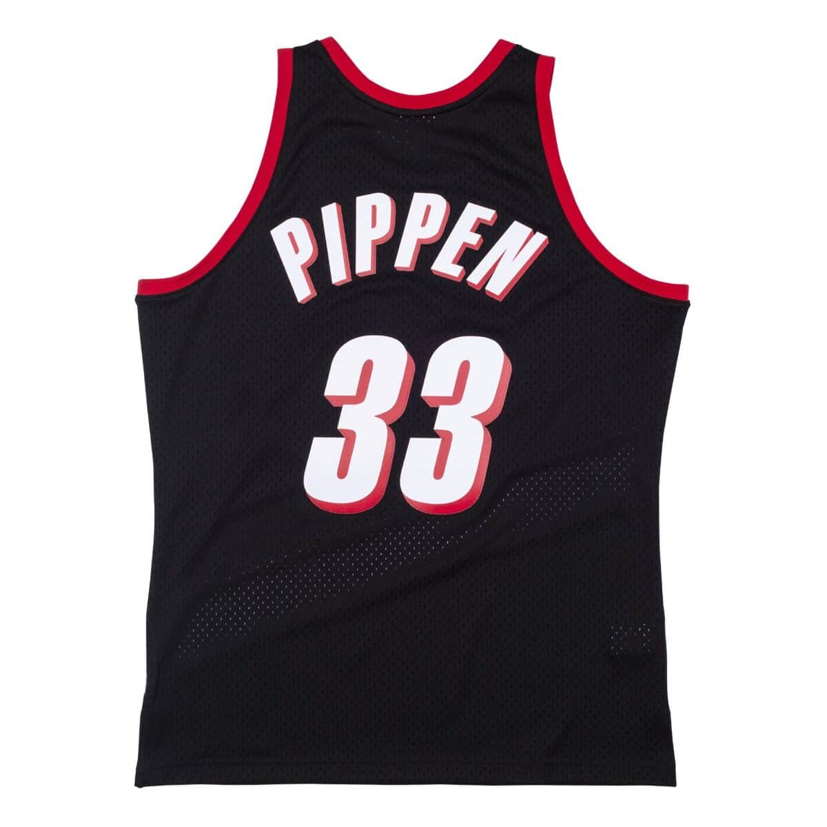 Scottie Pippen Portland Trail Blazers NBA Mitchell & Ness Homme Noir 1999-00 Hardwood Classics Swingman Maillot