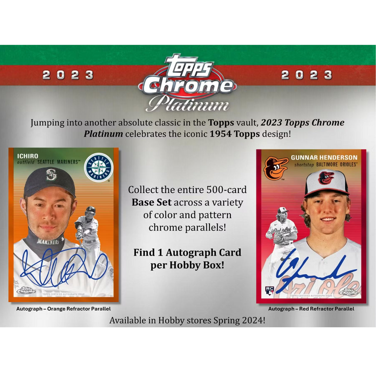 MLB Topps 2023 Baseball Chrome Platinum Anniversary Hobby Box