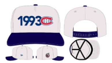 Montreal Canadiens NHL New Era Men's White/Navy 19Twenty 1993 Snapback