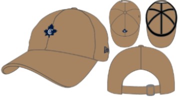 Montreal Canadiens NHL New Era Men's Khaki 9Twenty Core Classic 1910 Logo Adjustable Hat