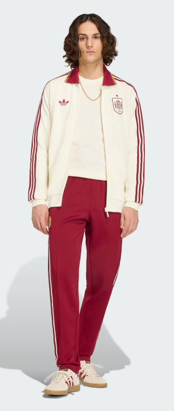 Spain National Team FIFA Adidas Men's Off-White Away Anthem Jacket