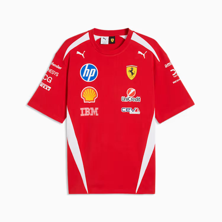 Scuderia Ferrari F1 Puma Men's Red Replica Drivers Authentic T-Shirt