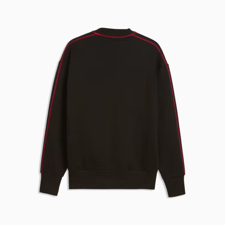 Scuderia Ferrari F1 Puma Men's Black T7 Premium Crew Sweatshirt
