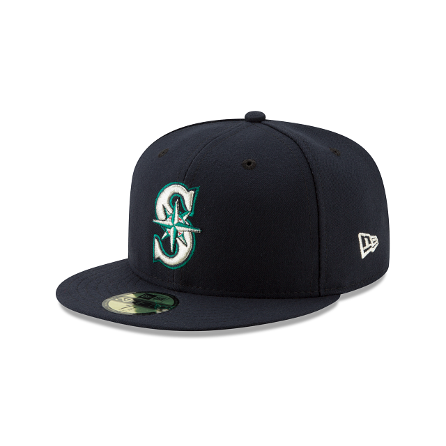 Seattle Mariners MLB New Era Men's Navy 59Fifty Authentic Collection On Field Fitted Hat