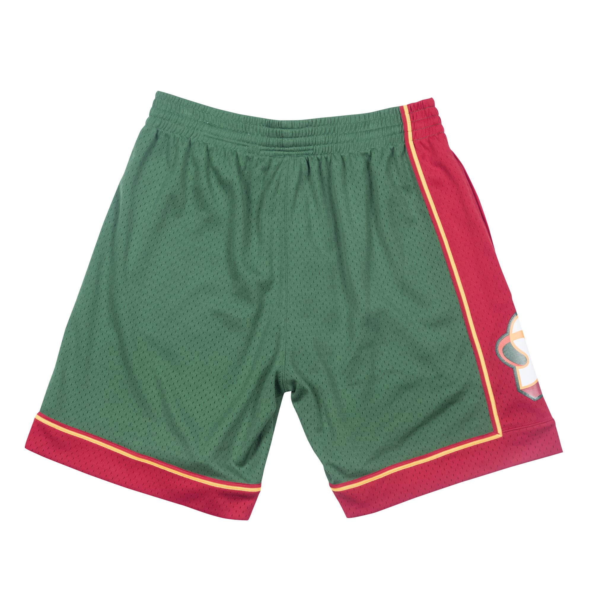 Seattle Supersonics NBA Mitchell & Ness Men's Green 1995-96 Hardwood Classics Swingman Shorts