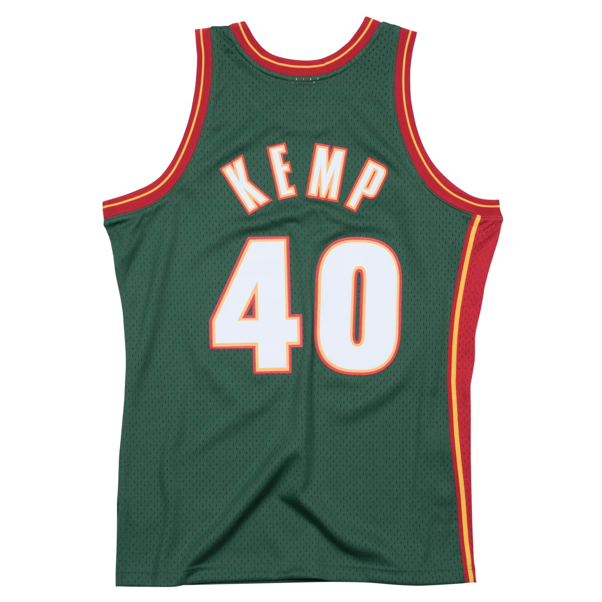 Shawn Kemp Seattle Supersonics NBA Mitchell & Ness Maillot Swingman Hardwood Classics vert 1995-96 pour hommes