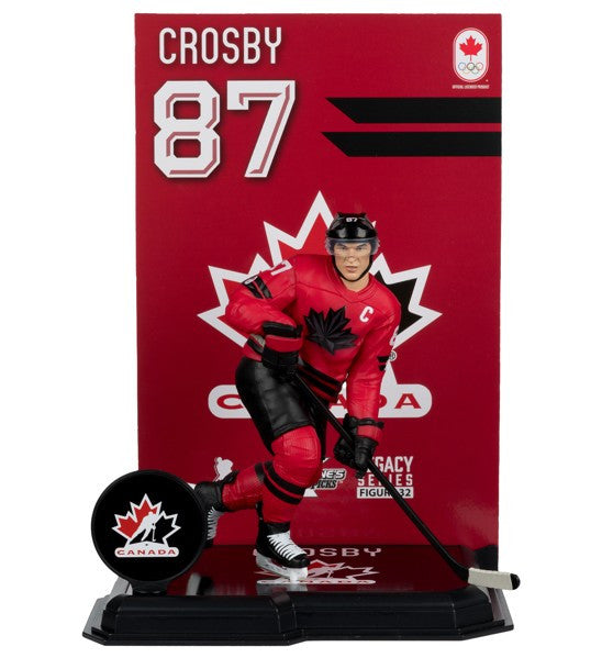 Sidney Crosby Hockey Canada IIHF McFarlane Toys Olympics Legacy Series 7" Action Figure