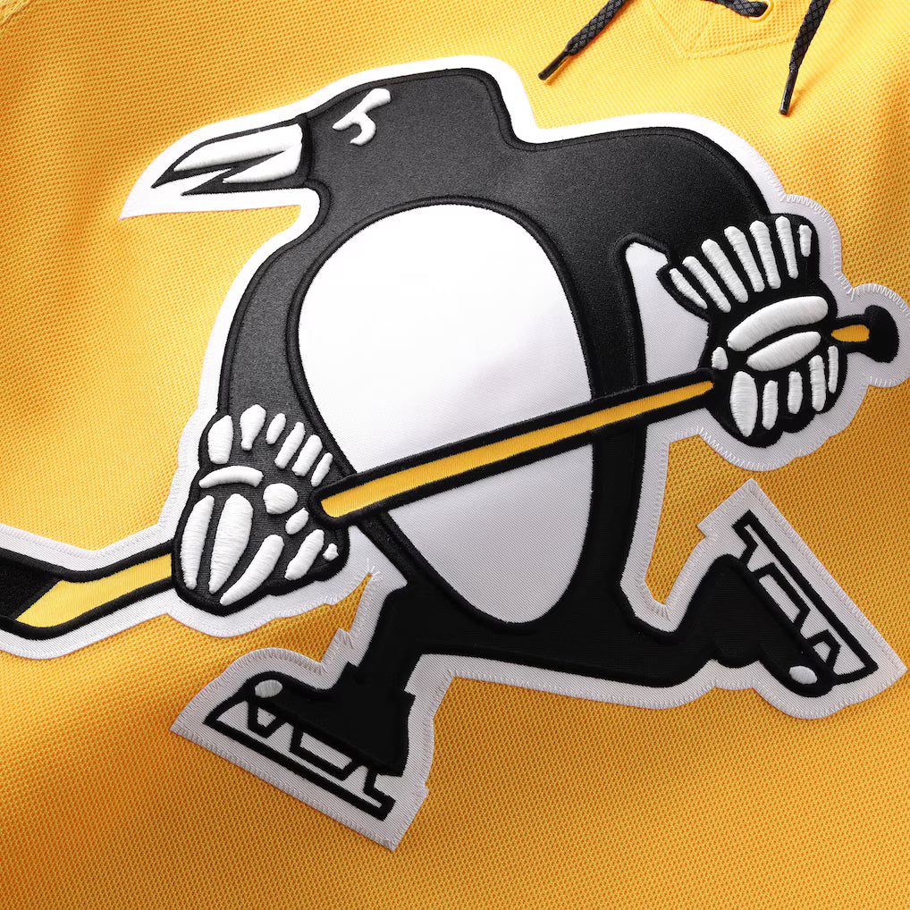 Sidney Crosby Pittsburgh Penguins NHL Fanatics Branded Men's Gold Alternate Premium Jersey