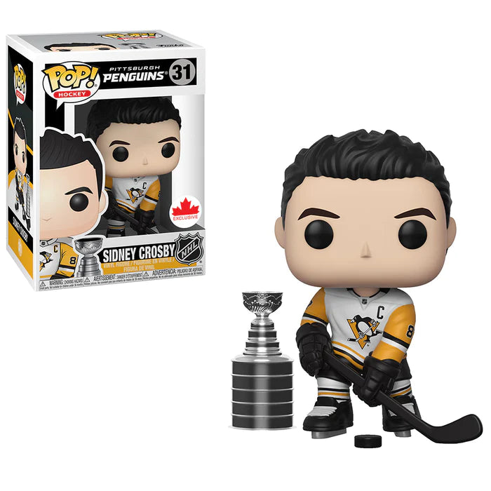 Figurine en vinyle Funko POP Chase Edition des Penguins de Pittsburgh de Sidney Crosby