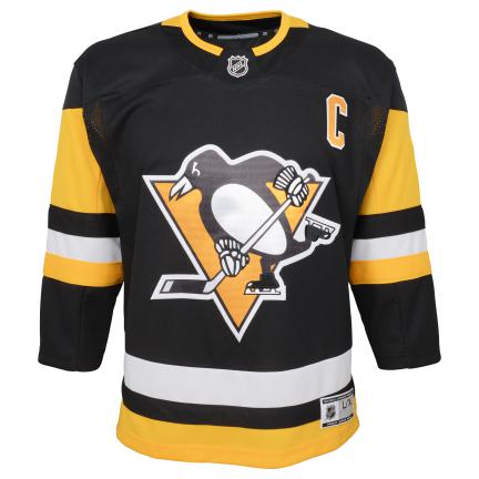 Sidney Crosby Pittsburgh Penguins NHL Outerstuff Youth Black Premier Jersey