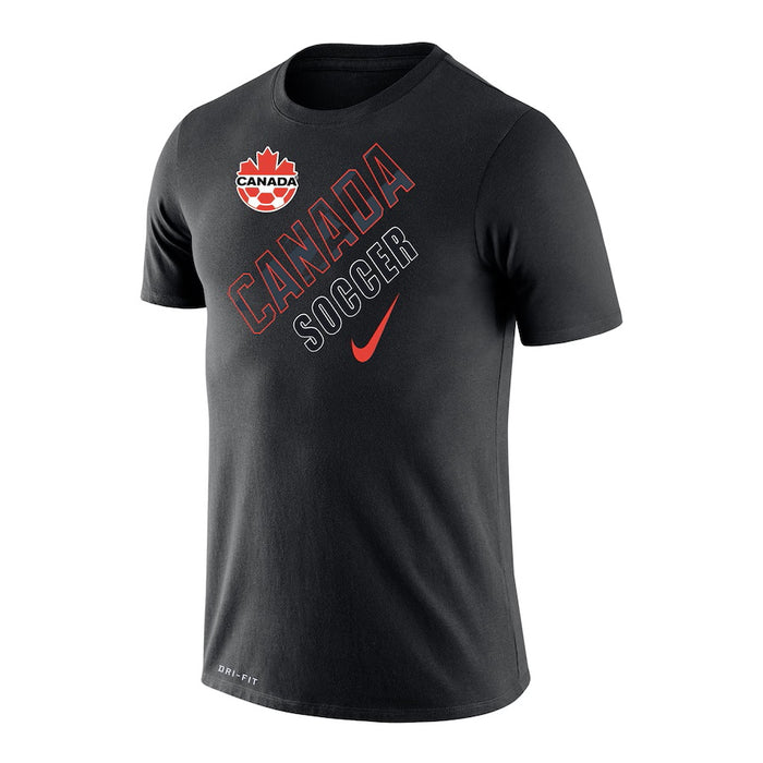 Soccer Canada FIFA Nike Men's Black Legend T-Shirt
