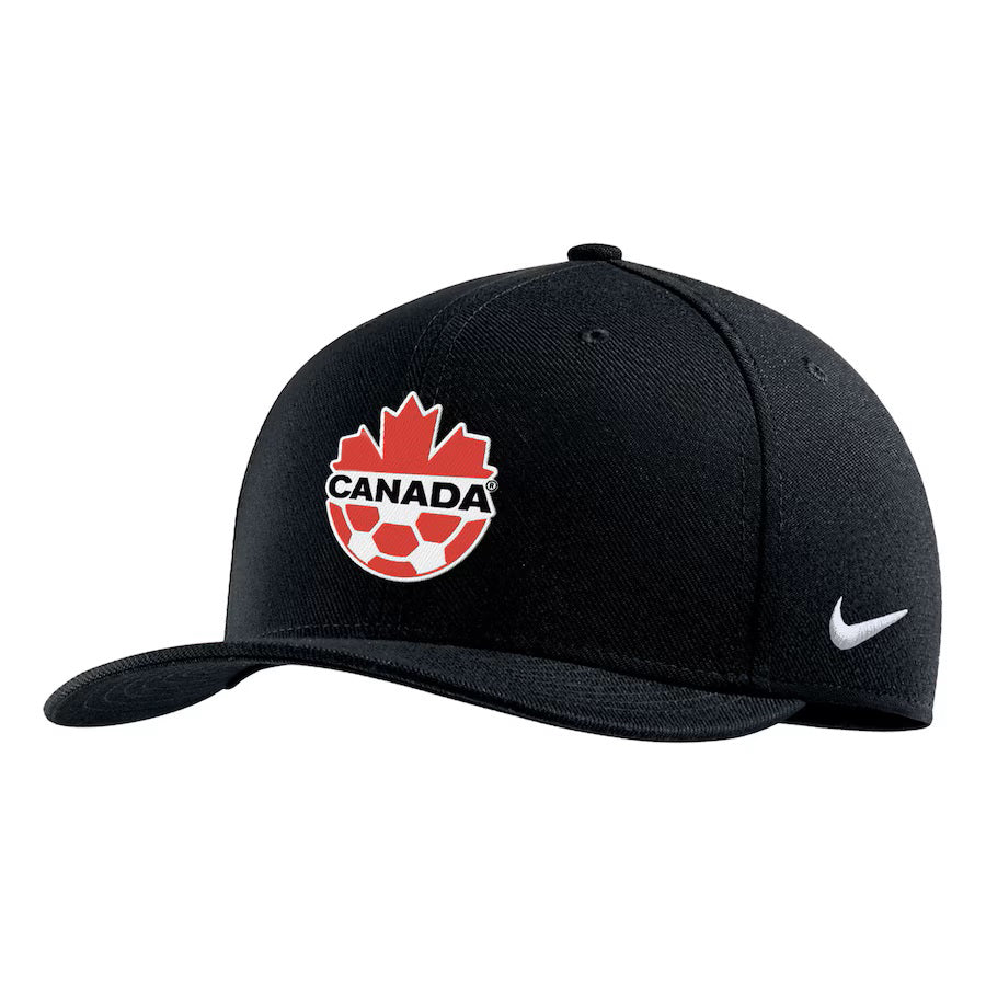 Canada Soccer FIFA Nike Men's Black Swoosh Flex Hat