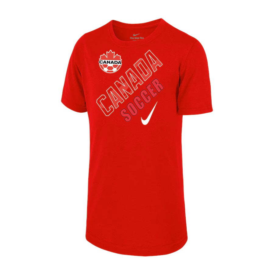 Canada Soccer FIFA Nike T-shirt légende rouge pour hommes