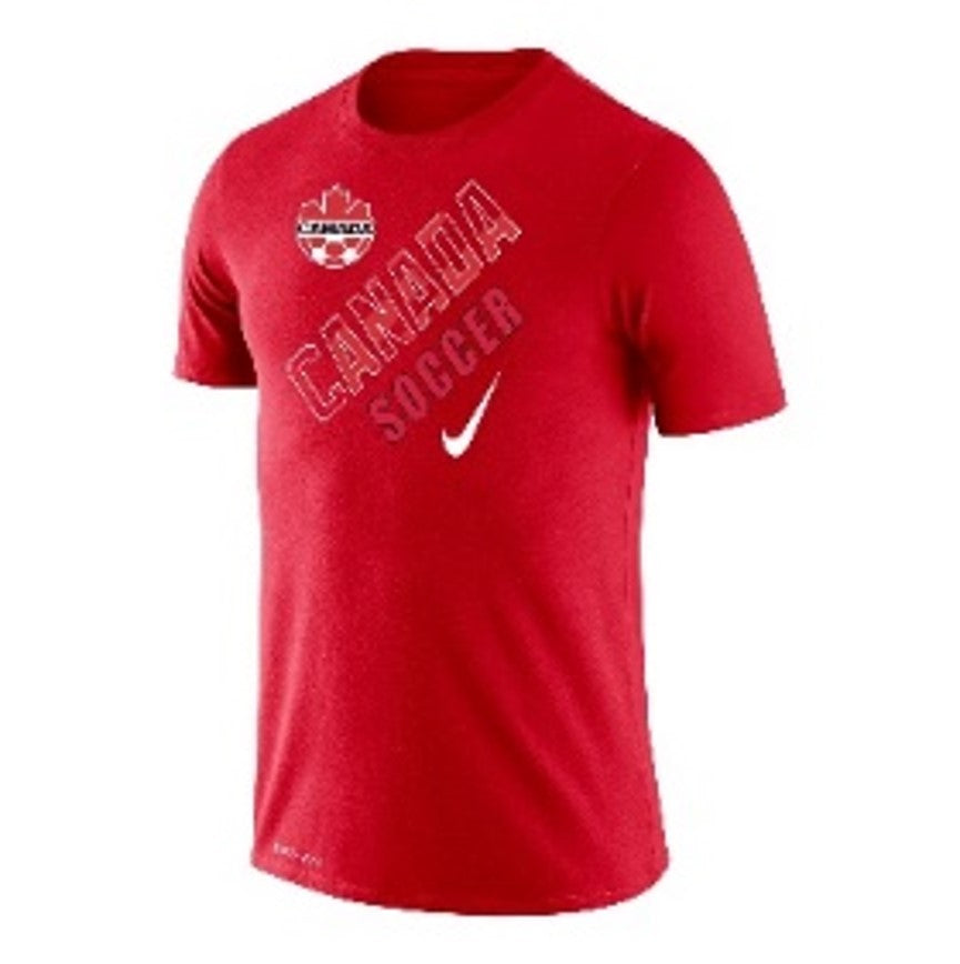 Canada Soccer FIFA Nike T-shirt légende rouge pour hommes