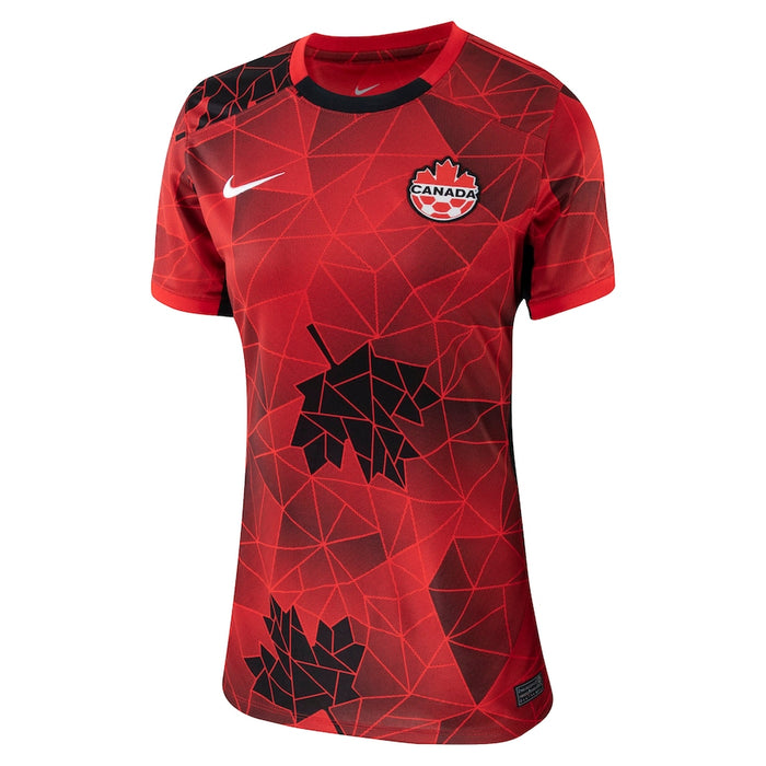 Canada Soccer FIFA Nike Women's Red 2023/24 Replica Jersey