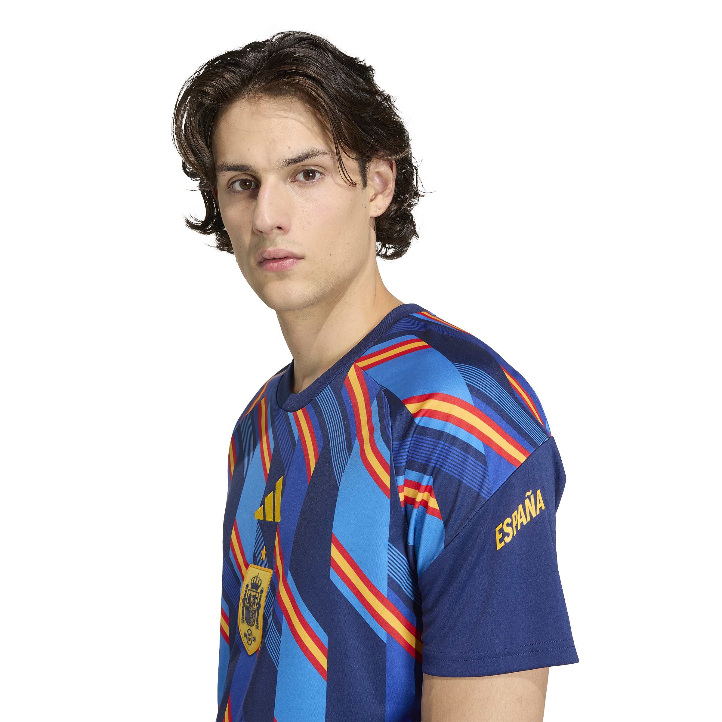 Spain National Team FIFA Adidas Men's Blue 2026 Pre-Match Jersey