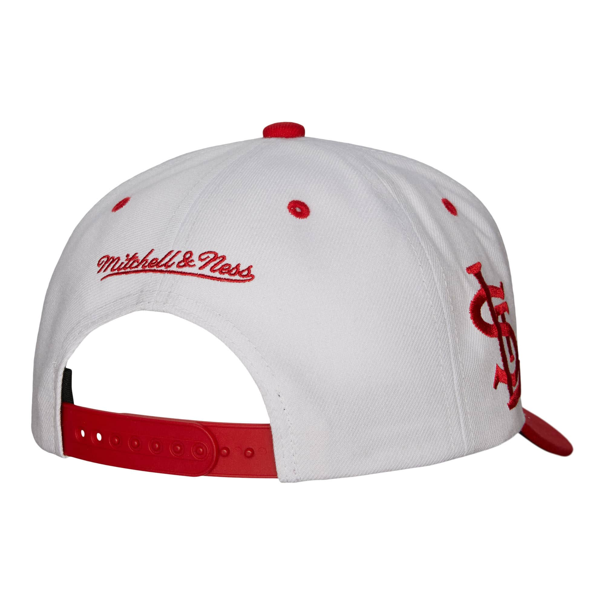 St. Louis Cardinals MLB Mitchell & Ness Mens White Evergreen Snapback