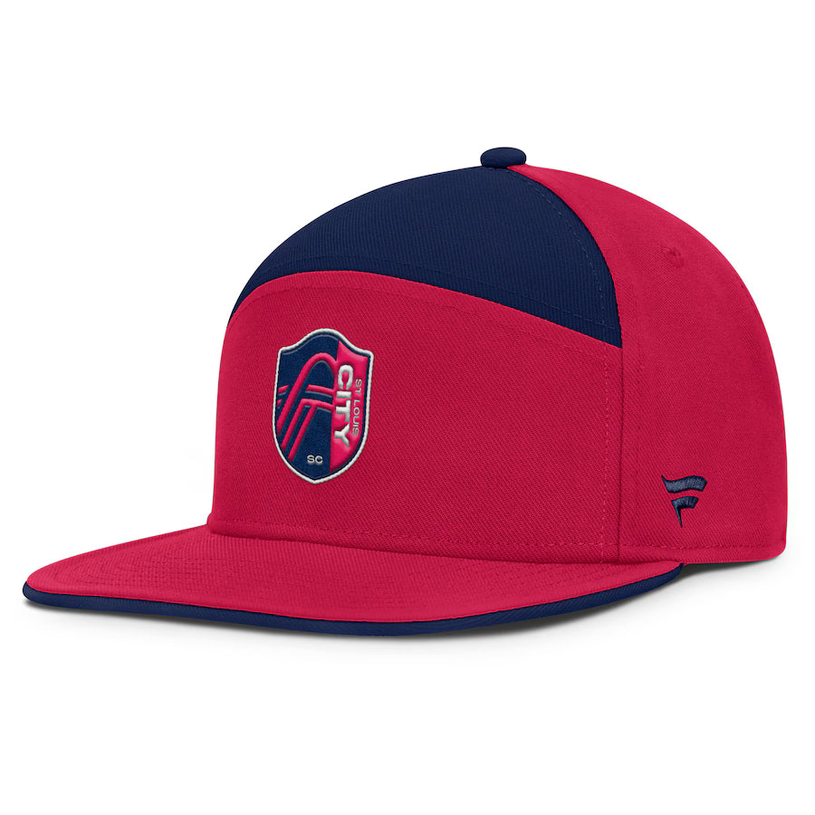 St. Louis City FC MLS Fanatics Branded Casquette Mezzala rouge/marine pour homme