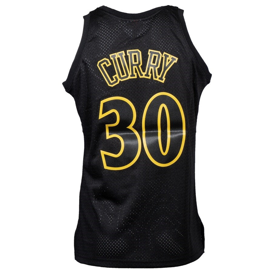 Stephen Curry Golden State Warriors NBA Mitchell & Ness Maillot Swingman Dynamic Hardwood Classics noir pour hommes 