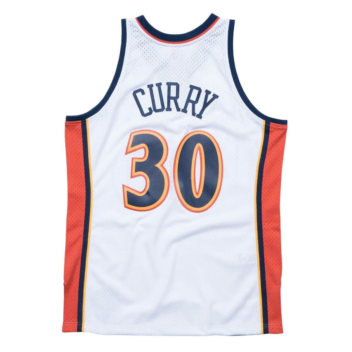 Stephen Curry Golden State Warriors NBA Mitchell & Ness Men's White 2009-10 Hardwood Classics Swingman Jersey