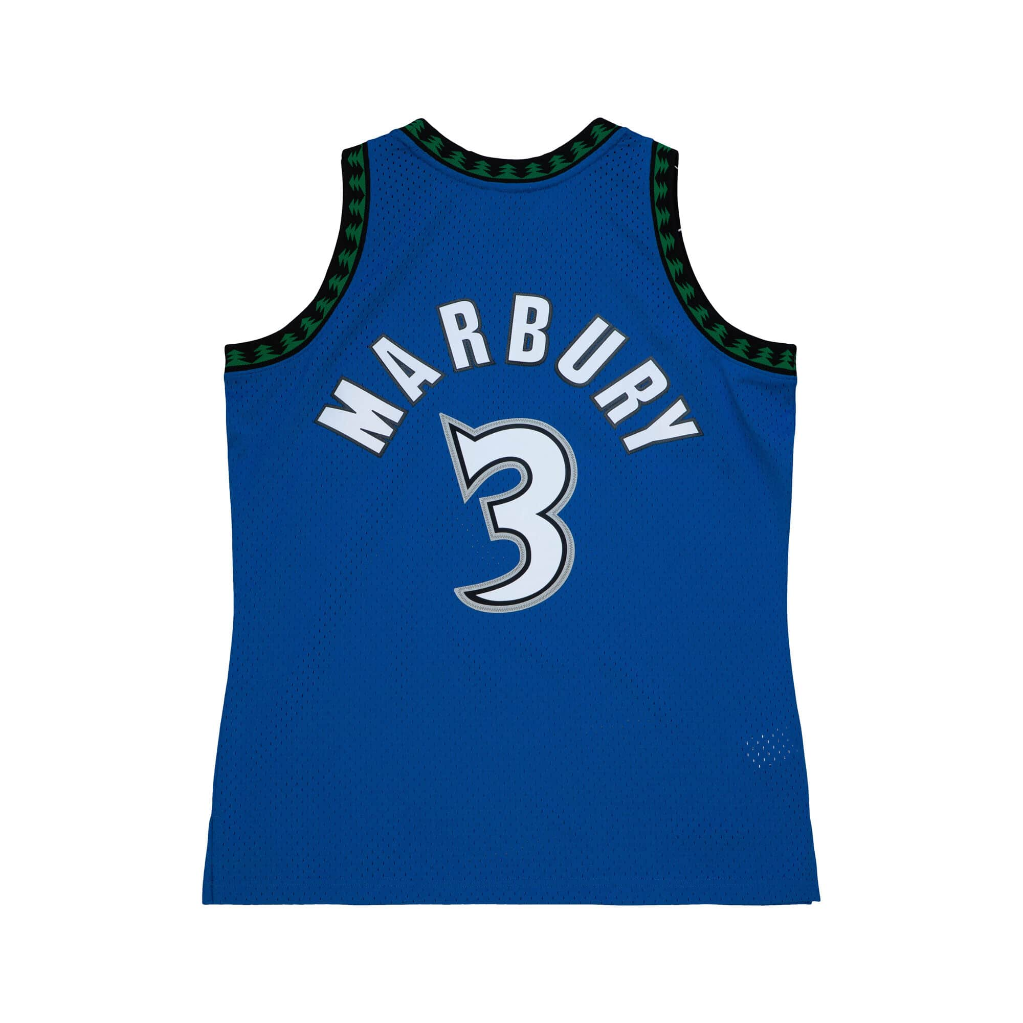 Stephon Marbury Minnesota Timberwolves NBA Mitchell & Ness Men's Royal Blue 1996-97 Hardwood Classics Swingman Jersey