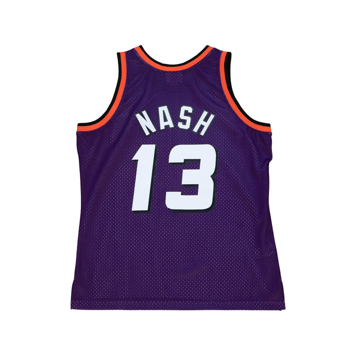 Steve Nash Phoenix Suns NBA Mitchell & Ness Men's Purple 1996-97 Hardwood Classics Swingman Jersey