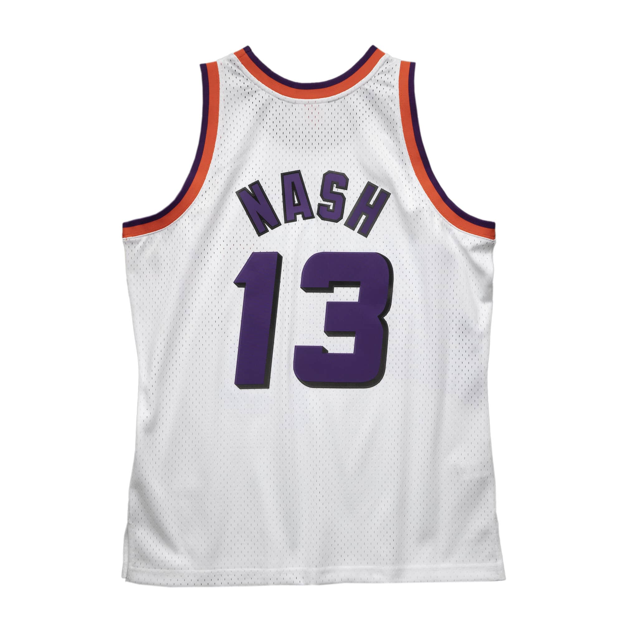 Steve Nash Phoenix Suns NBA Mitchell & Ness Homme Blanc 1996-97 Hardwood Classics Swingman Maillot