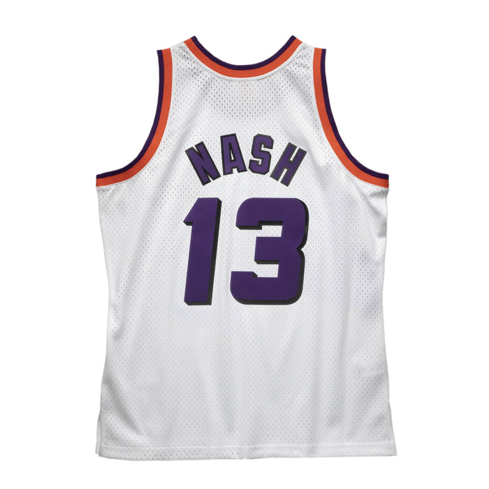 Steve Nash Phoenix Suns NBA Mitchell & Ness Men's White 1996-97 Hardwood Classics Swingman Jersey