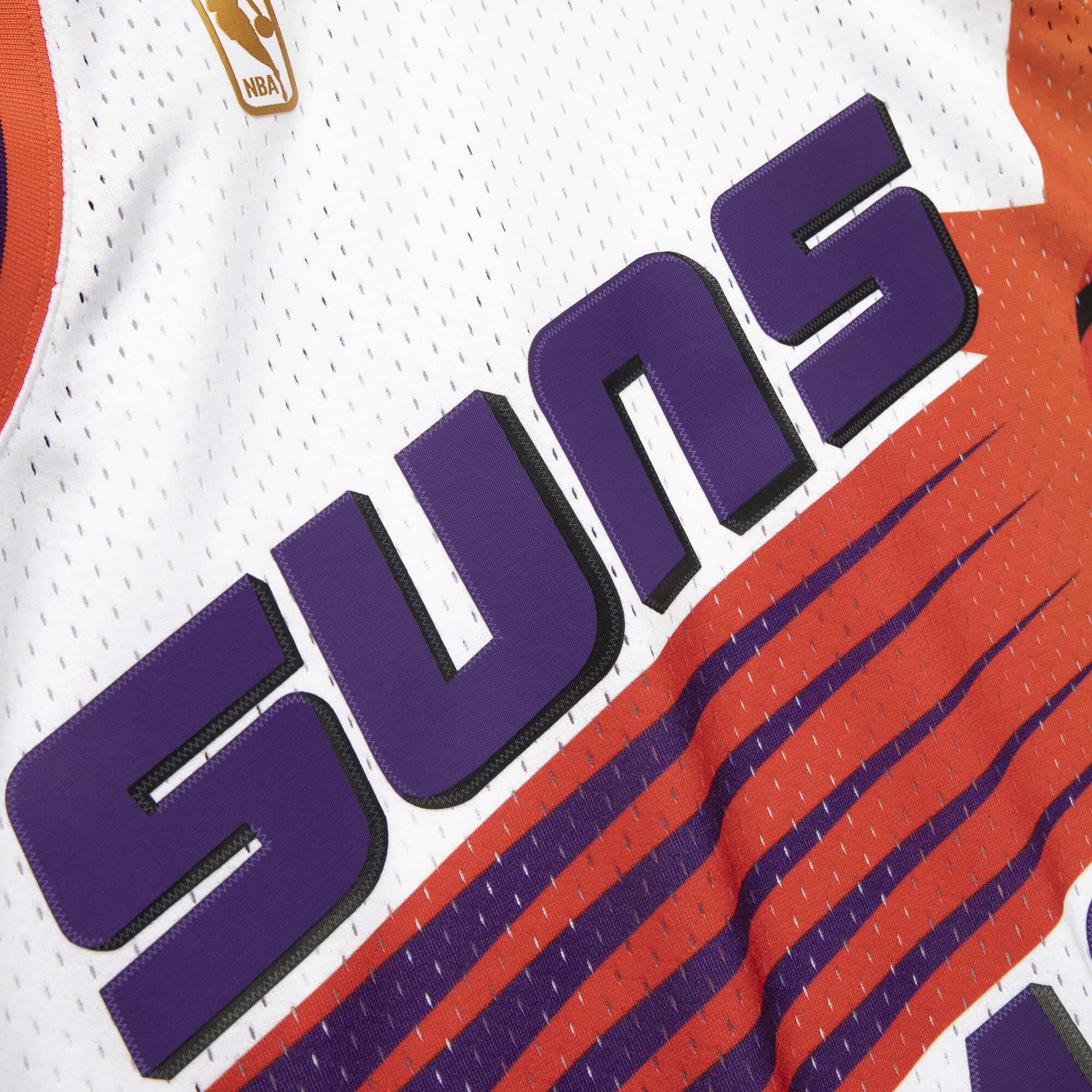 Steve Nash Phoenix Suns NBA Mitchell & Ness Homme Blanc 1996-97 Hardwood Classics Swingman Maillot