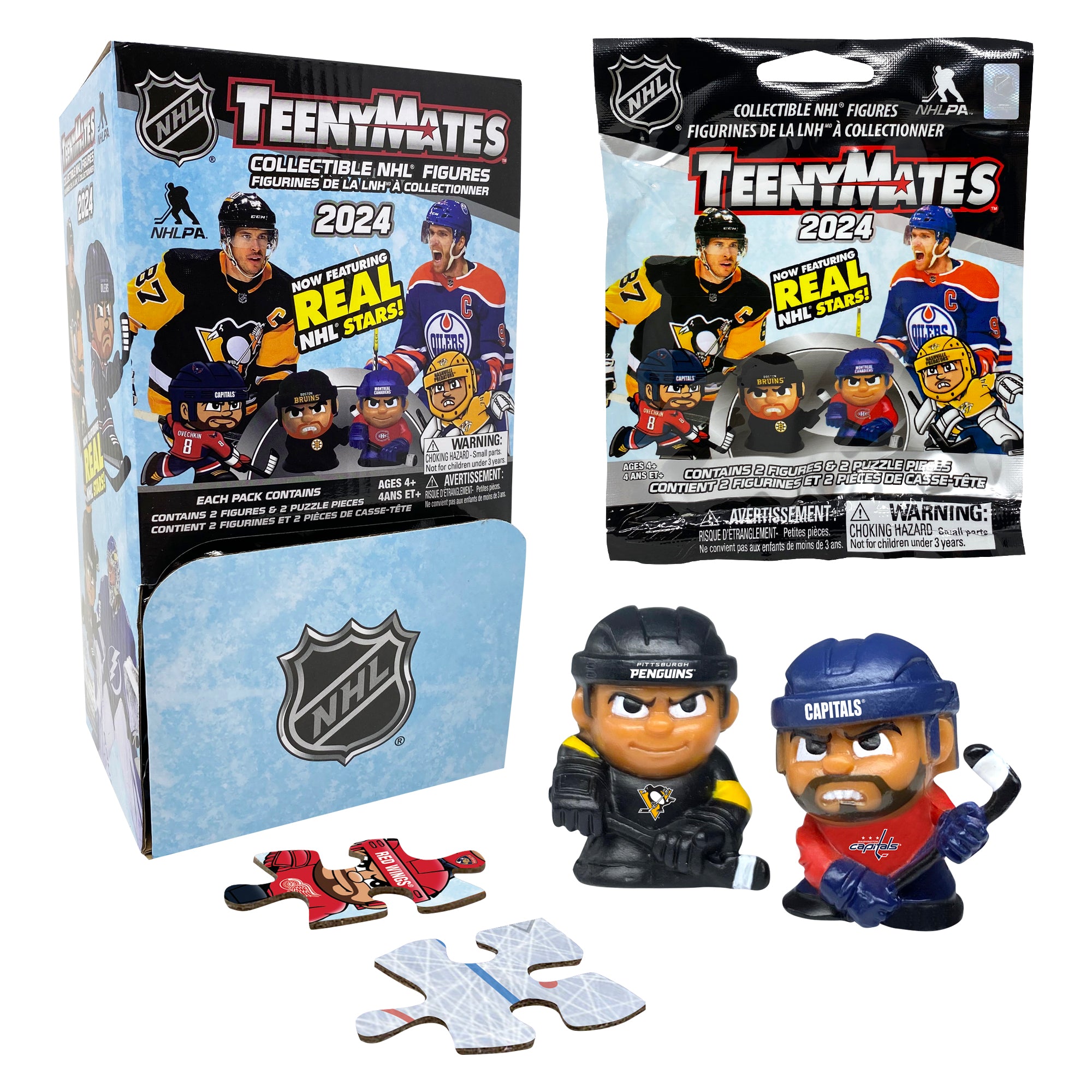 TeenyMates NHL Party Animal 2024 Pack aveugle