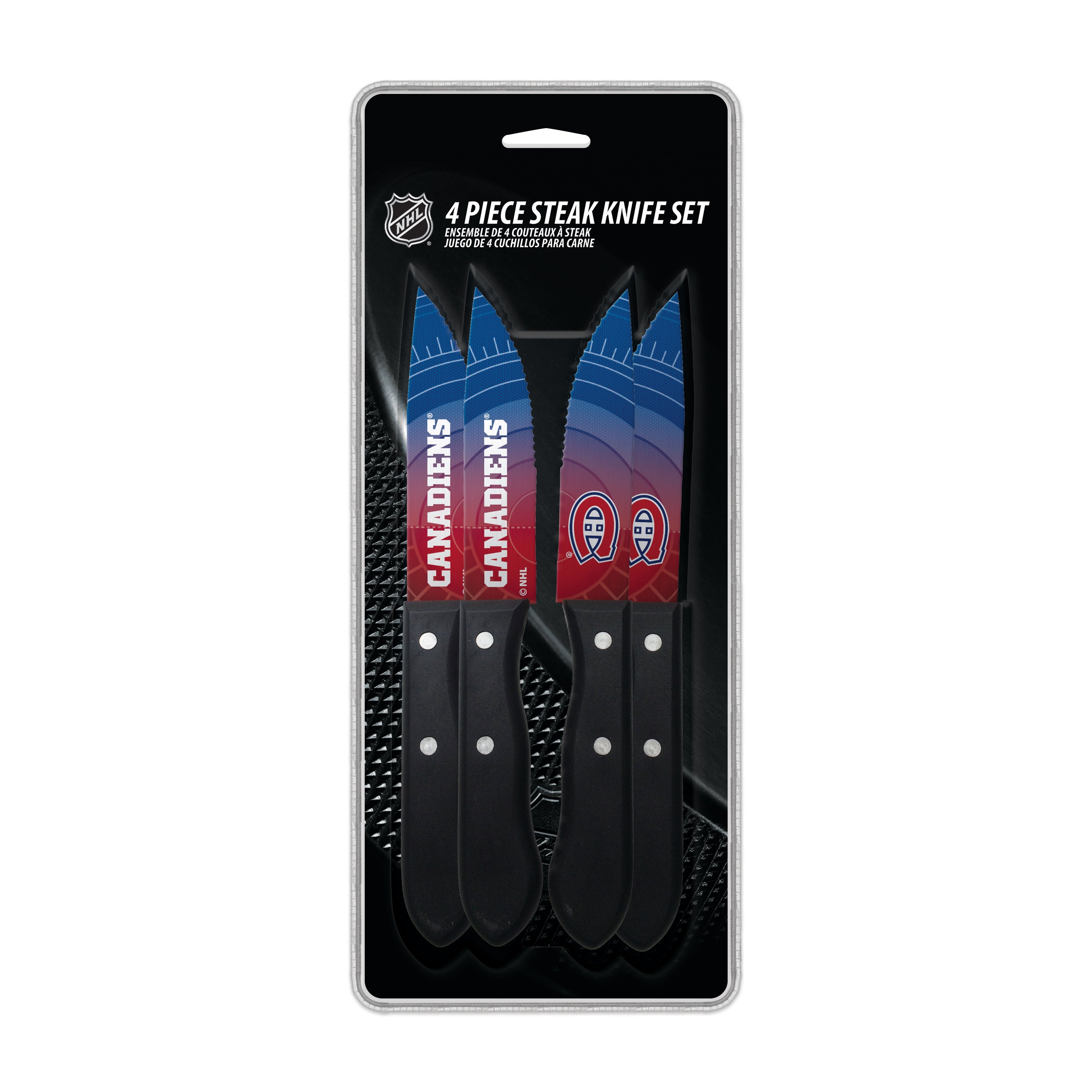 Montreal Canadiens NHL TSV 4 Piece Steak Knife Set