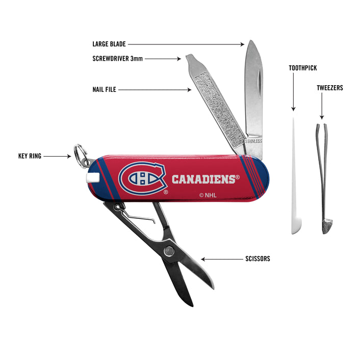 The Sports Vault Montreal Canadiens - Essential Pocket Multi Tool