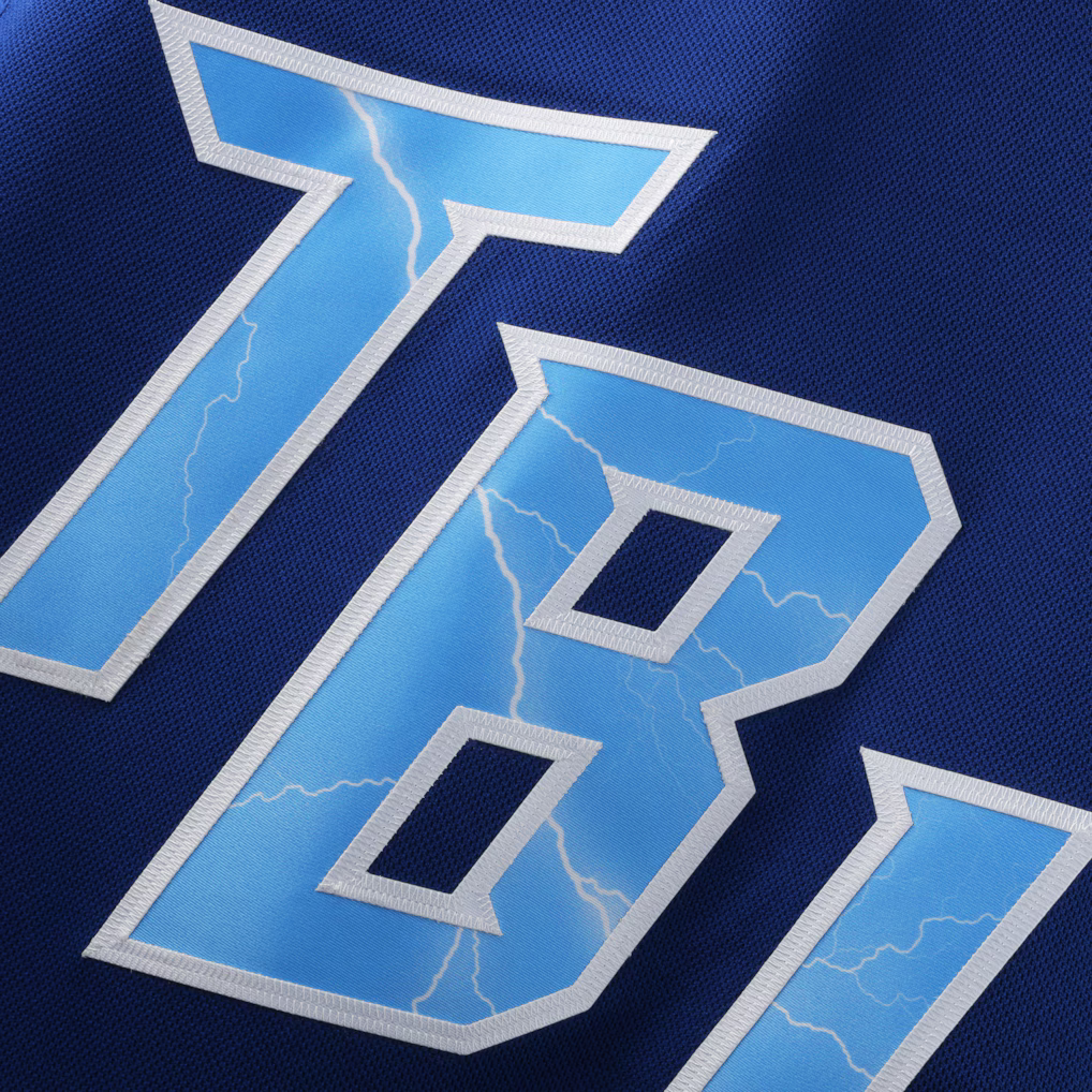 Maillot premium bleu pour homme Tampa Bay Lightning NHL Fanatics Branded, série stade 2026