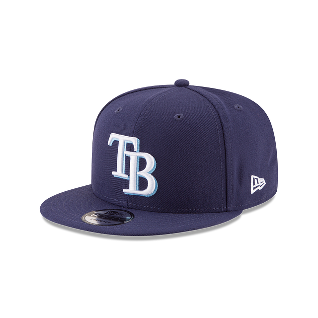 Tampa Bay Rays MLB New Era pour hommes, bleu marine 9Fifty Basic Snapback