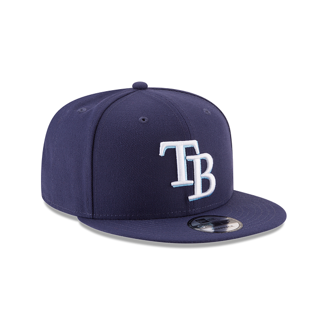 Tampa Bay Rays MLB New Era pour hommes, bleu marine 9Fifty Basic Snapback