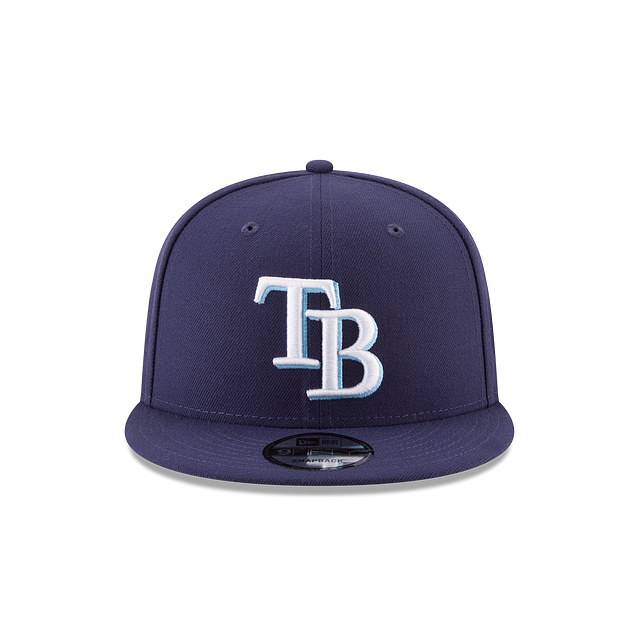 Tampa Bay Rays MLB New Era pour hommes, bleu marine 9Fifty Basic Snapback