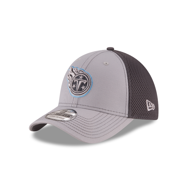 Tennessee Titans NFL New Era Men's Grey 39Thirty Grayed Out Neo 2 Stretch Fit Hat