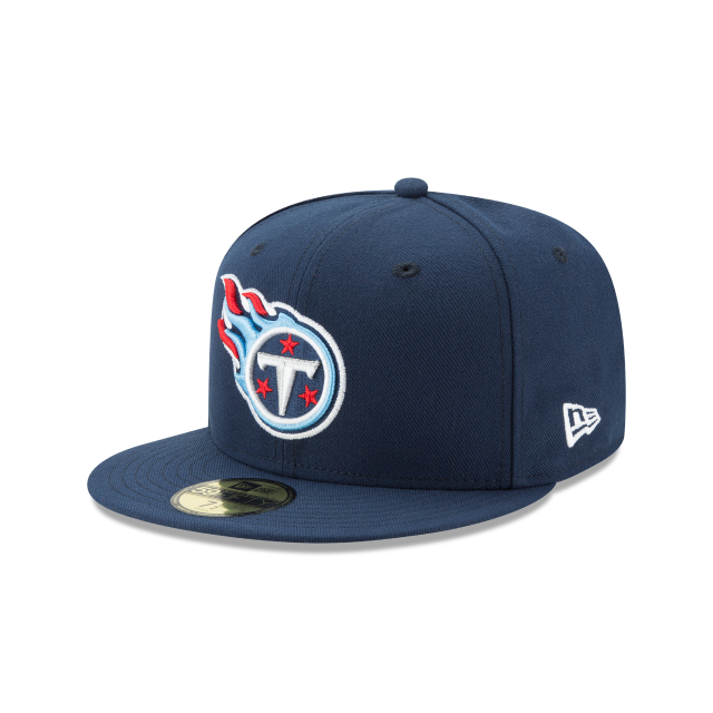 Tennessee Titans NFL New Era Casquette ajustée de base bleu océan 59Fifty Team pour hommes