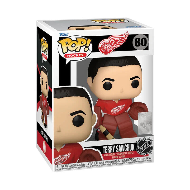 Figurine en vinyle Funko POP Legends de Terry Sawchuck des Red Wings de Detroit de la LNH