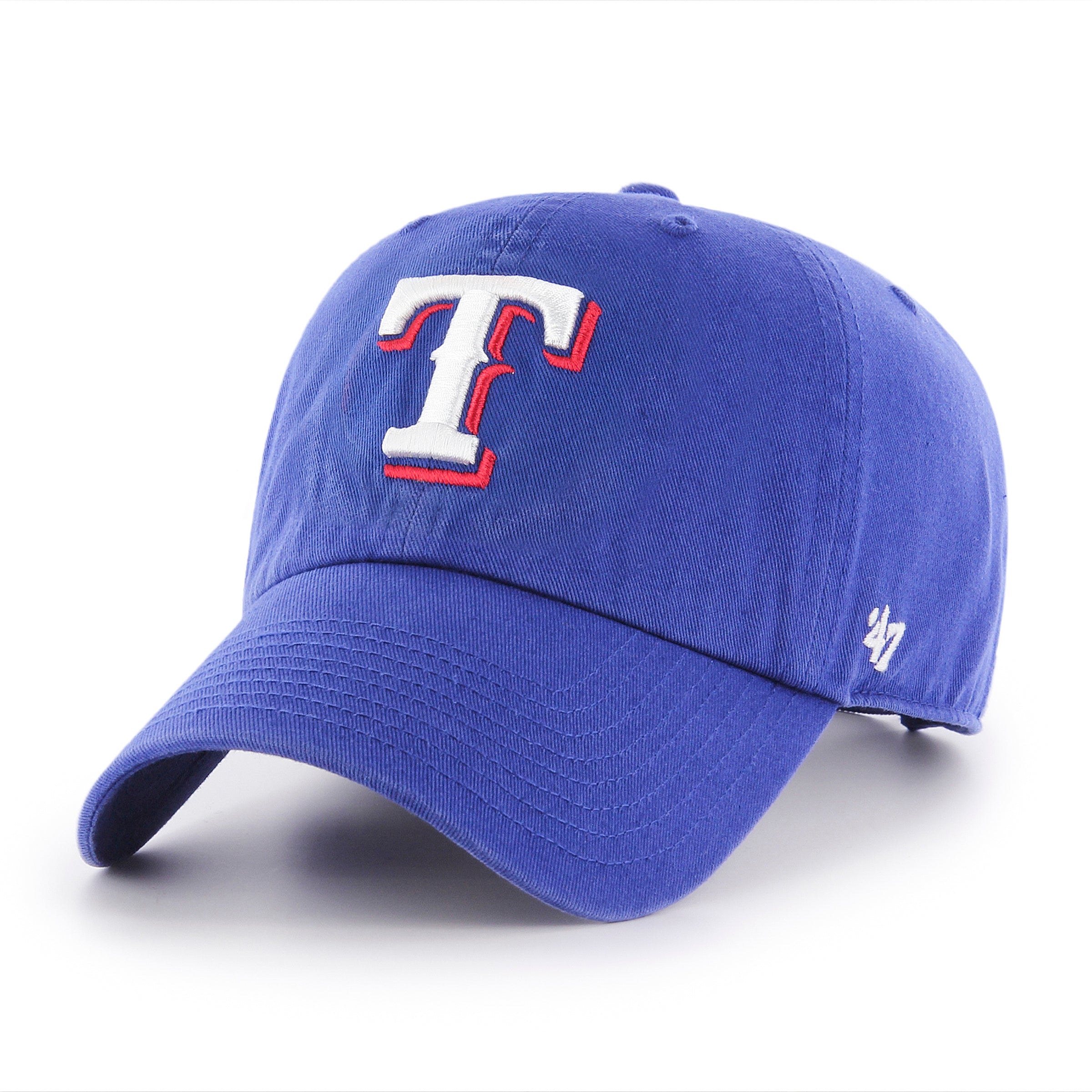 Casquette ajustable Royal Clean Up des Texas Rangers MLB 47 Brand pour hommes