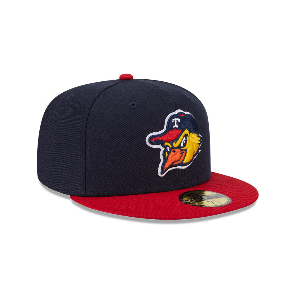 Toledo Mud Hens MiLB New Era Men's Navy/Red 59Fifty Authentic Collection Fitted Hat