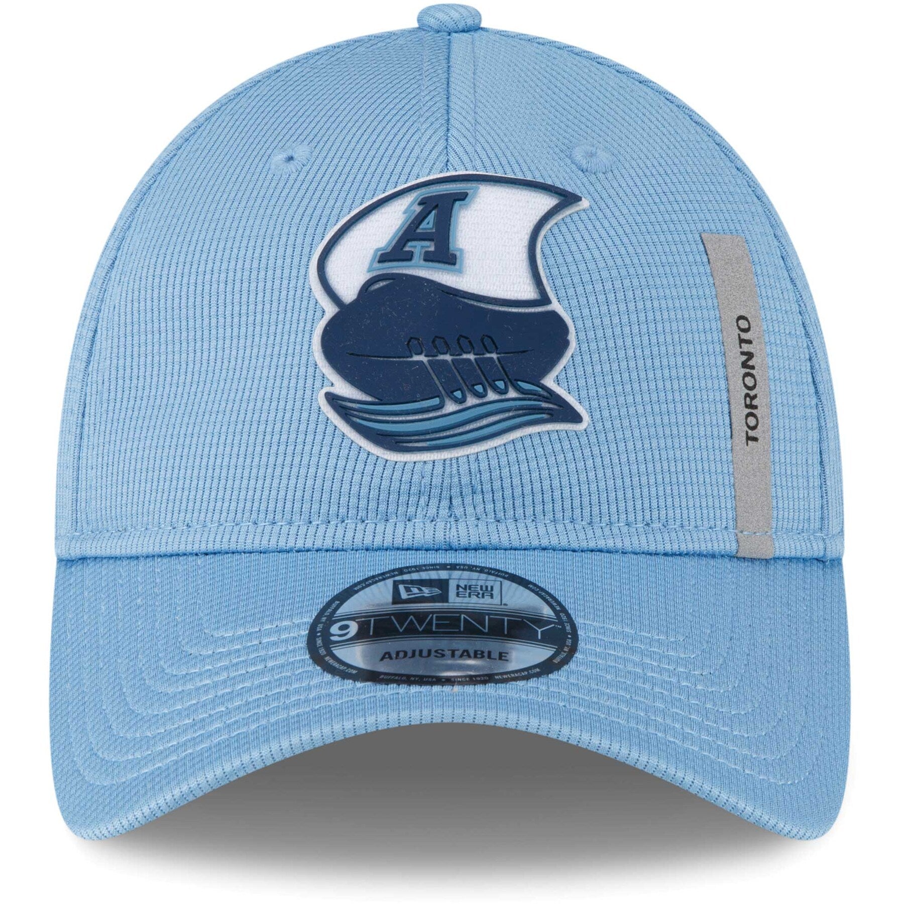 Toronto Argonauts CFL New Era Men's Light Blue 9Twenty Sideline Adjustable Hat