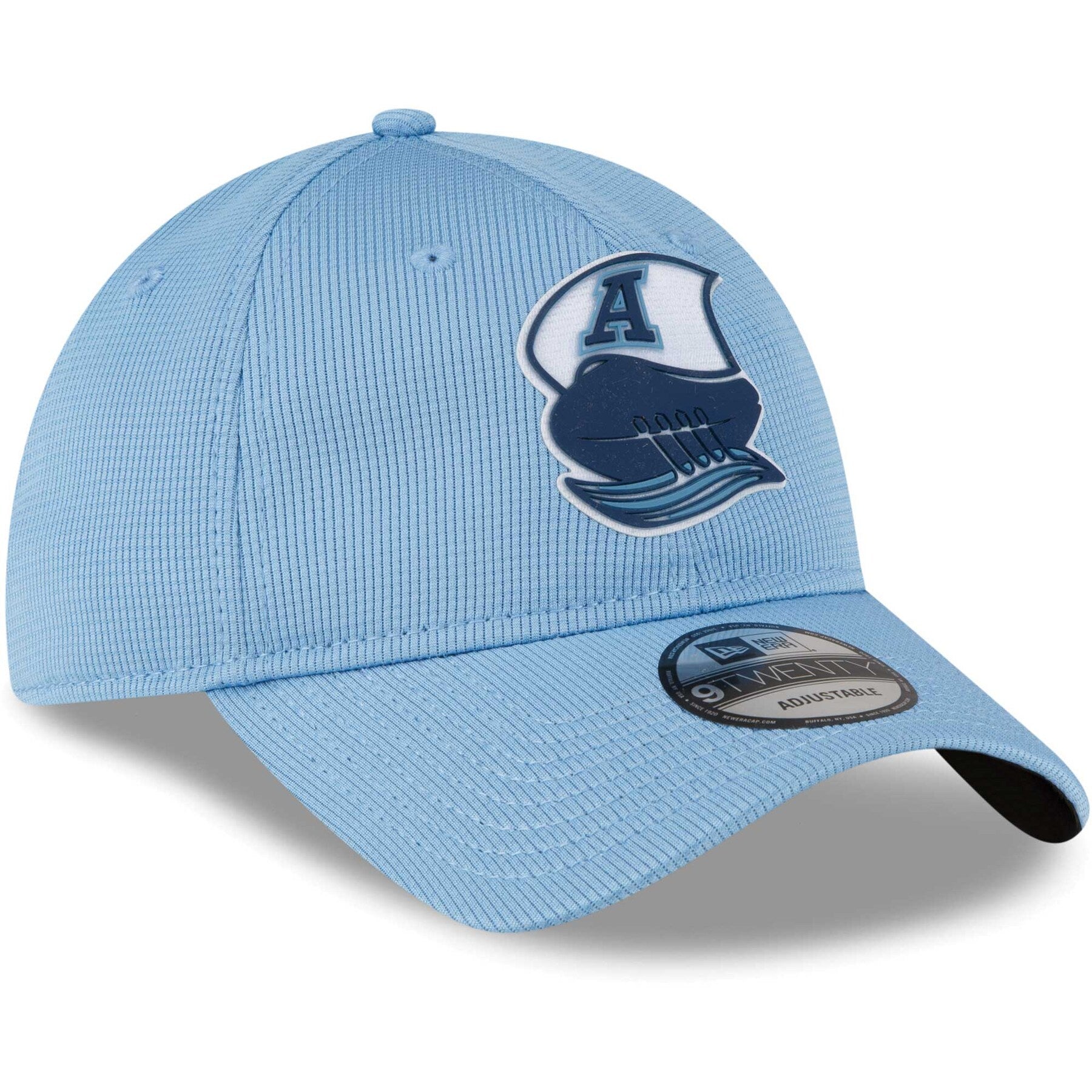 Toronto Argonauts CFL New Era Men's Light Blue 9Twenty Sideline Adjustable Hat