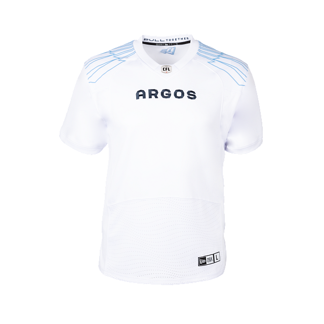 Toronto Argonauts CFL New Era Men's White 2023 Away Replica Jersey