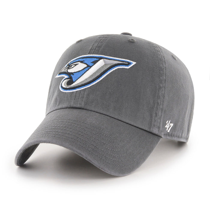 Toronto Blue Jays MLB 47 Brand Men's Grey Vintage Primary Bird Clean Up Adjustable Hat